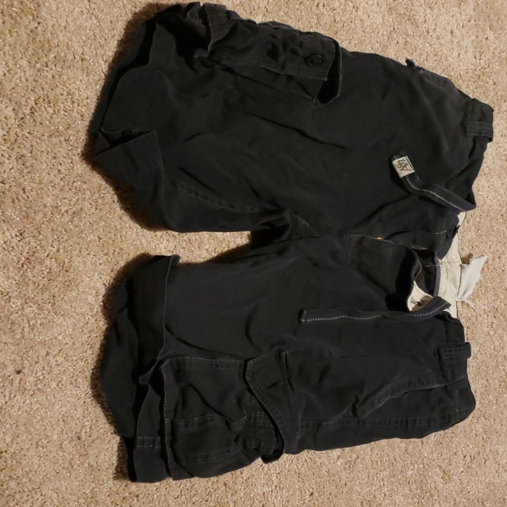 Aeropostale cargo shorts blue